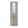 Corner Bar Cabinet Rialto, Living Room, Concrete Gray
