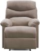 Arcadia Recliner (Motion) in Light Brown Woven Fabric