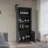 Bar Cabinet Margarita, Living Room, Black