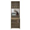 Bar Cabinet Tucson, Living Room, Light Oak