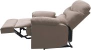Arcadia Recliner (Motion) in Light Brown Woven Fabric