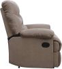 Arcadia Recliner (Motion) in Light Brown Woven Fabric