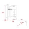 New Canaan 6-Bottle 1-Drawer 1-Shelf Bar Cabinet Black Wengue