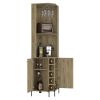 Corner Bar Cabinet Shopron, Living Room, Aged Oak